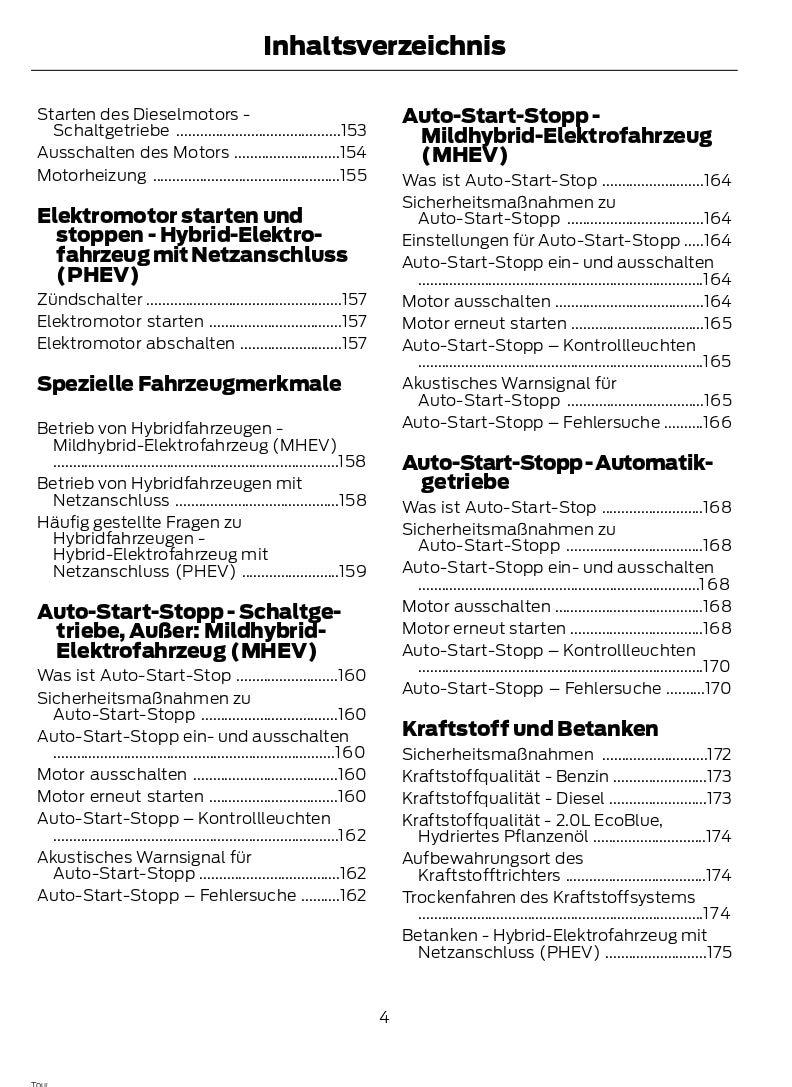 2021-2023 Ford Transit Custom Owner's Manual | German