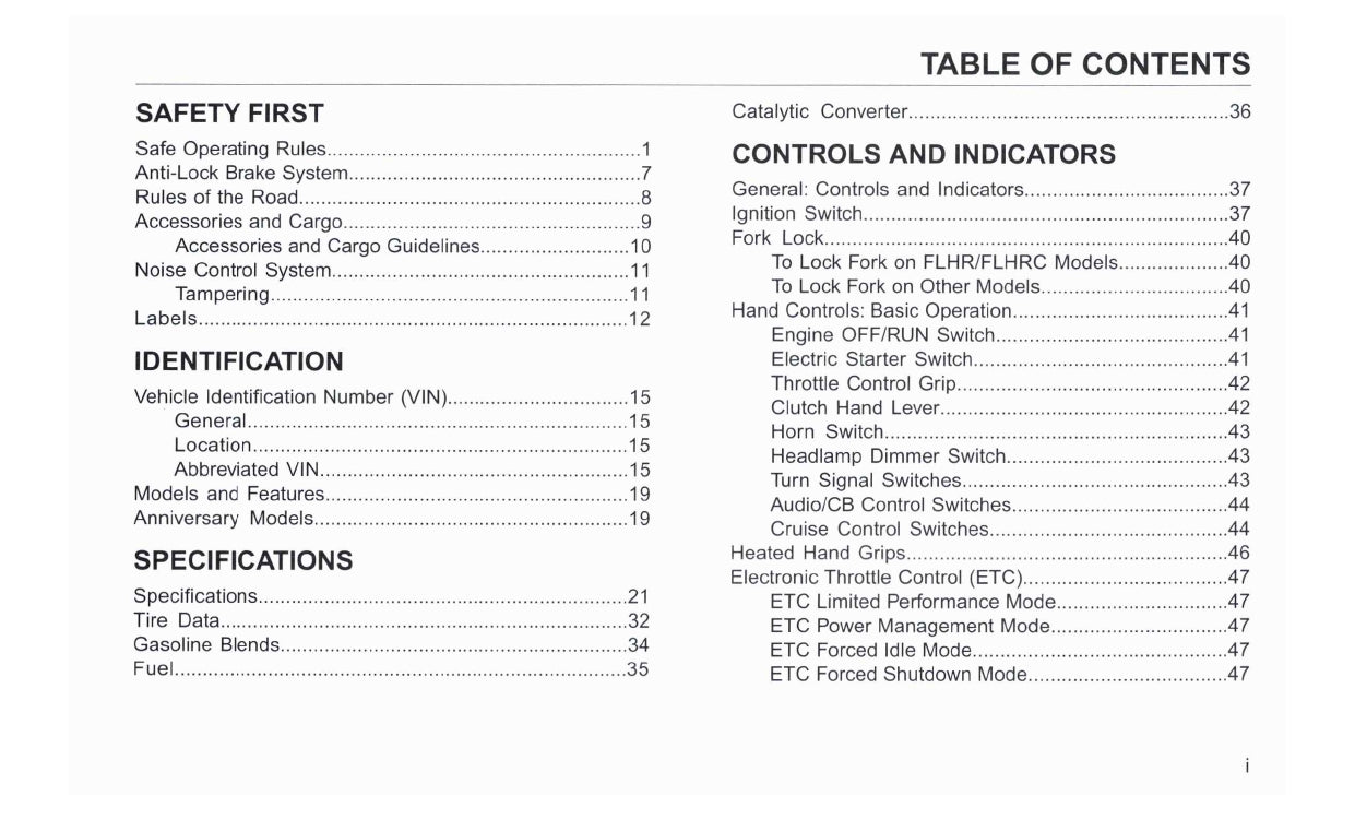 2016 Harley-Davidson FLHTKSE Owner's Manual | English