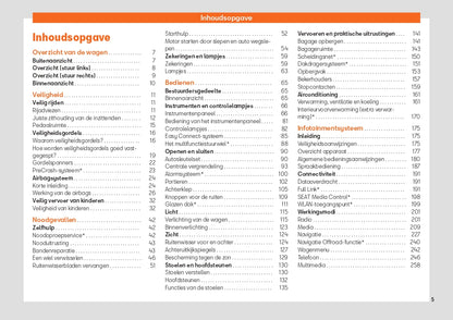2020 Seat Tarraco Owner's Manual | Dutch