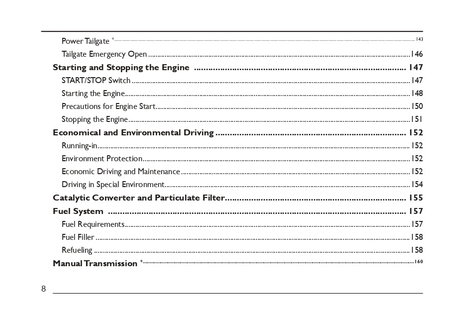 2023 MG HS Owner's Manual | English