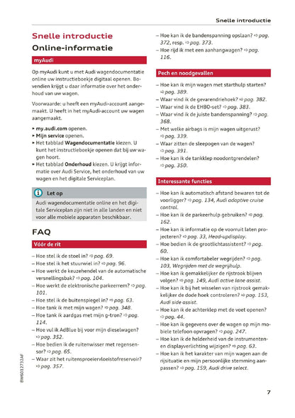 2018 Audi A5/A5 Cabriolet Owner's Manual | Dutch