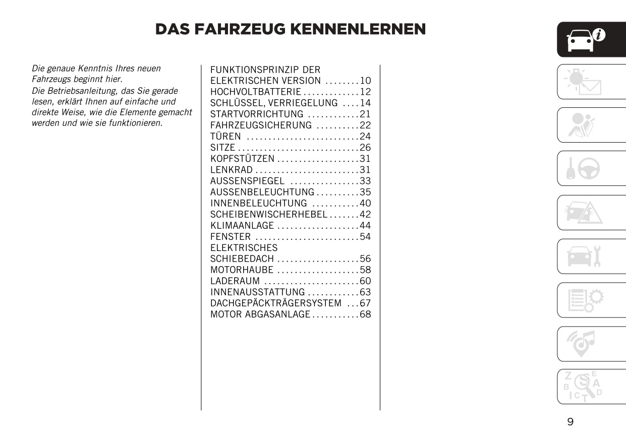 2023 Jeep Avenger Owner's Manual | German