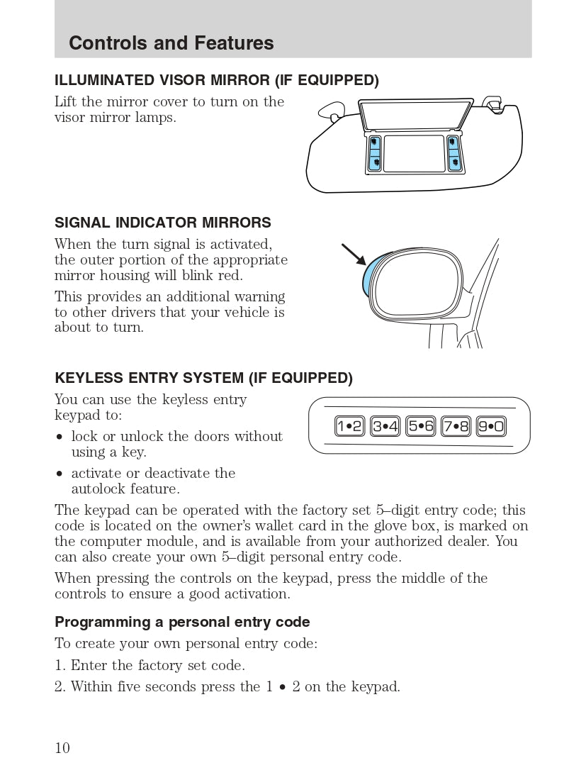 2004 Ford SVT F-150 Owner's Manual Supplement | English