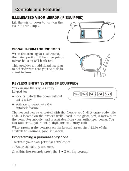 2004 Ford SVT F-150 Owner's Manual Supplement | English