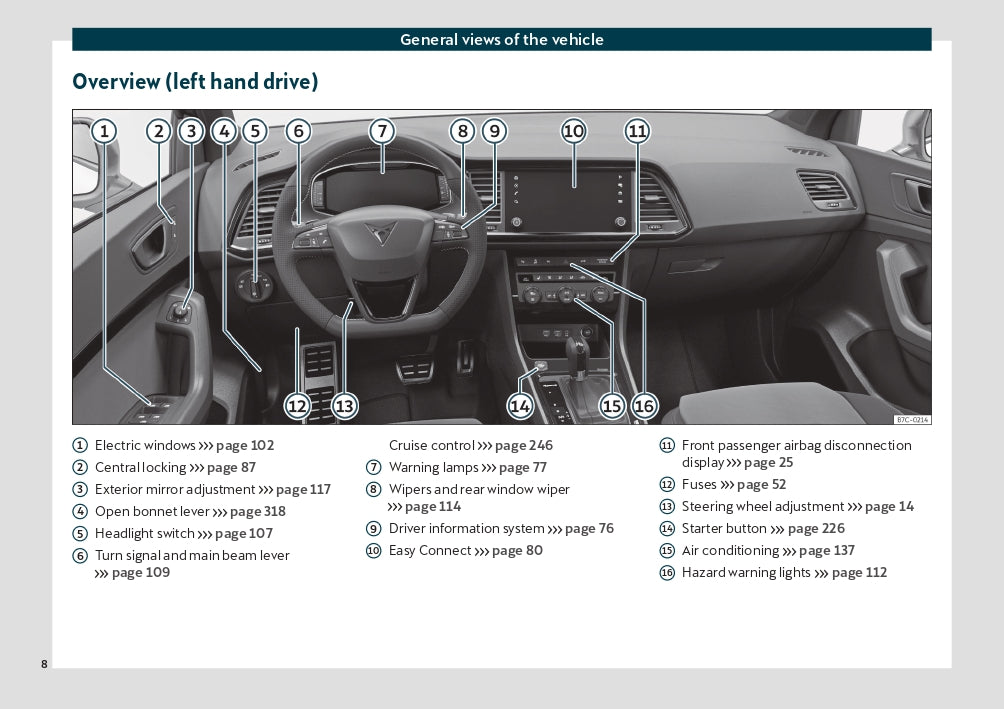 2020 Cupra Ateca Owner's Manual | English