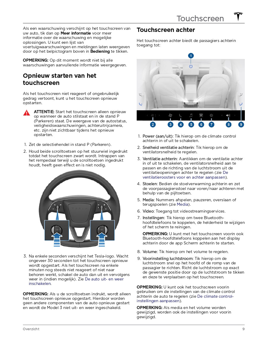 2024 Tesla Model 3 Gebruikershandleiding | Nederlands