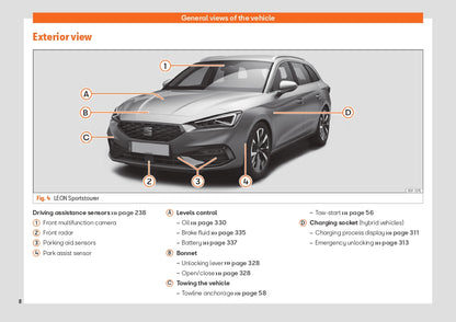 2022 Seat Leon Owner's Manual | English