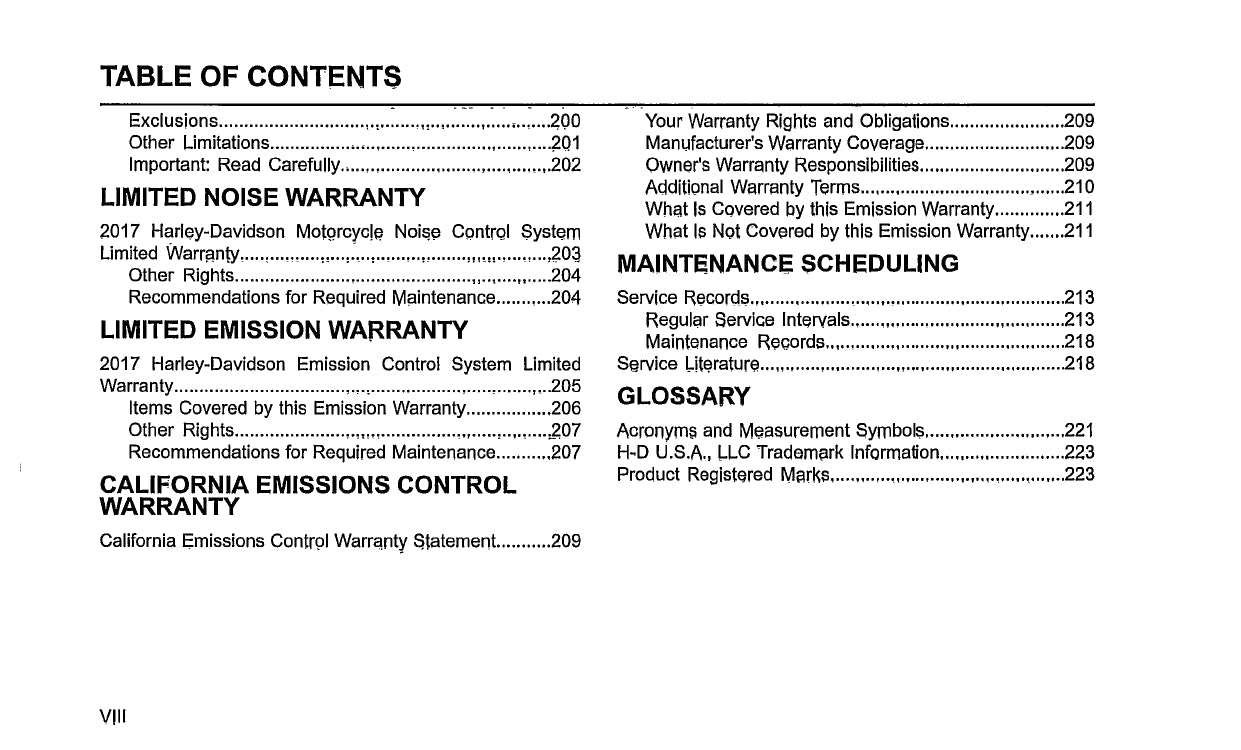 2017 Harley-Davidson Softail Manuel du propriétaire | Anglais