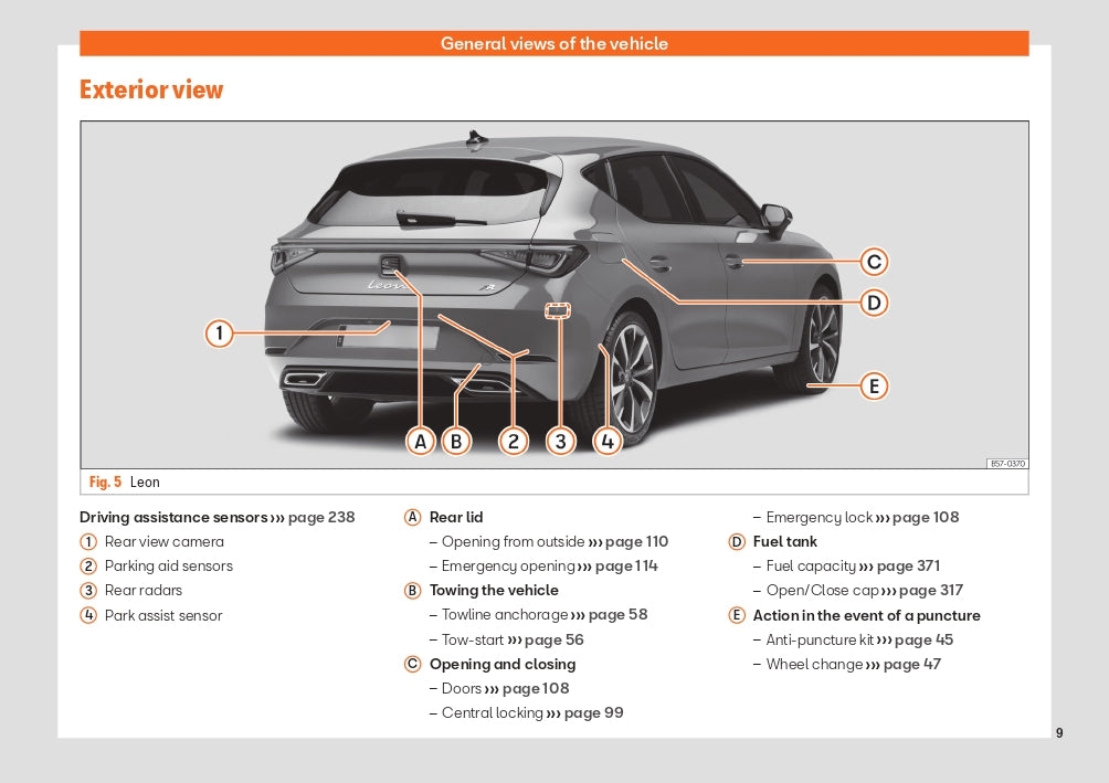 2022 Seat Leon Gebruikershandleiding | Engels