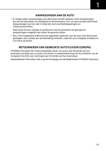 2022-2023 Hyundai Ioniq 6 Owner's Manual | Dutch