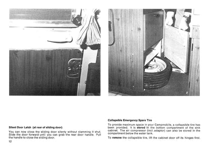 1975 Volkswagen Campmobile Gebruikershandleiding | Engels