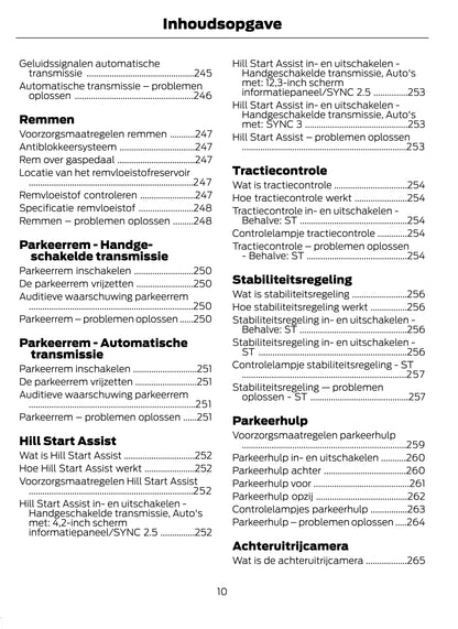 2022-2023 Ford Puma Owner's Manual | Dutch