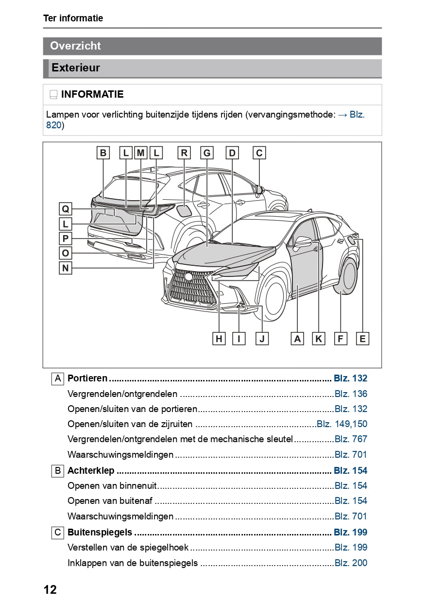 2023-2024 Lexus NX 450h Plus Owner's Manual | Dutch