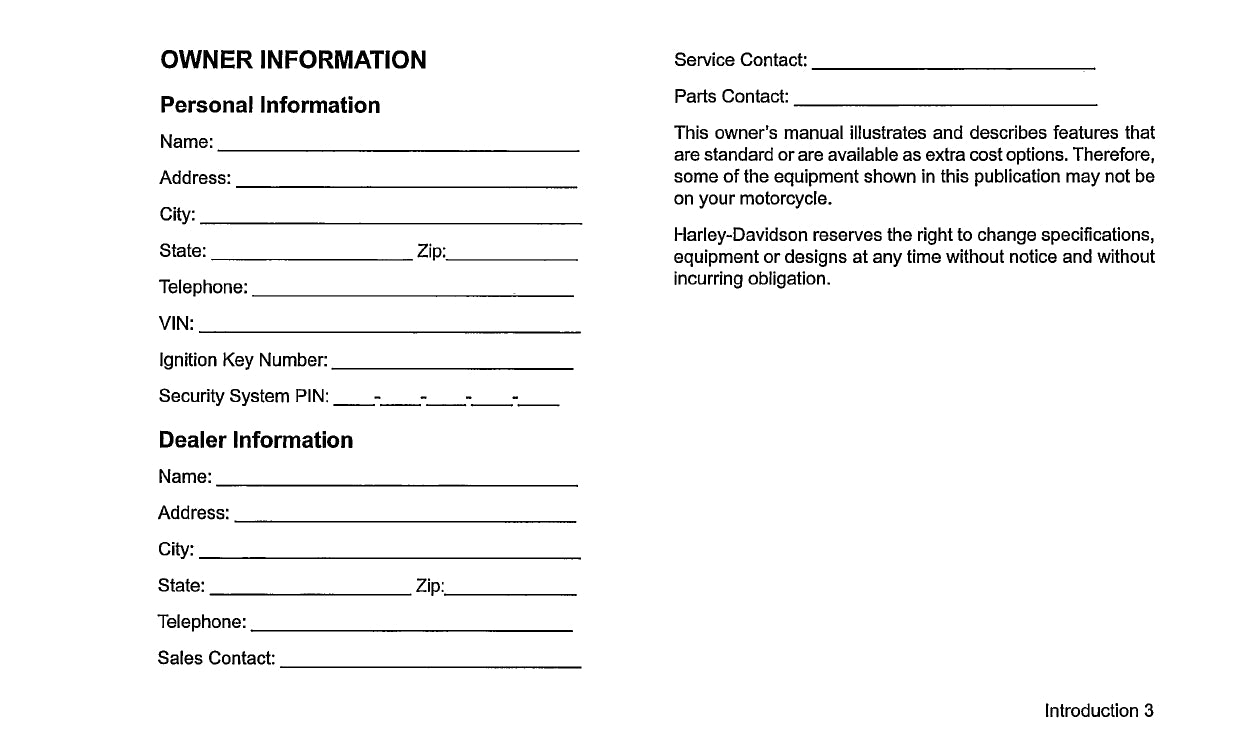 2017 Harley-Davidson Softail Manuel du propriétaire | Anglais