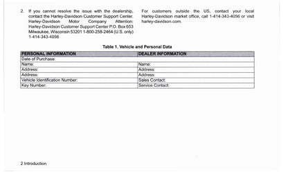 2019 Harley Davidson Touring Manuel du propriétaire | Anglais
