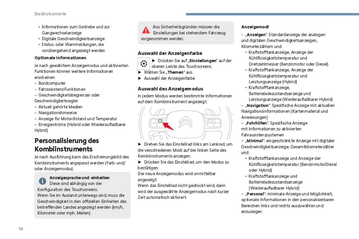 2024 Citroën C5 Aircross Owner's Manual | German