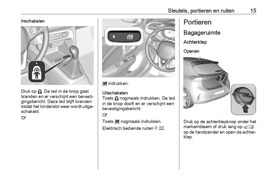 2023-2024 Opel Corsa/Corsa-e Gebruikershandleiding | Nederlands