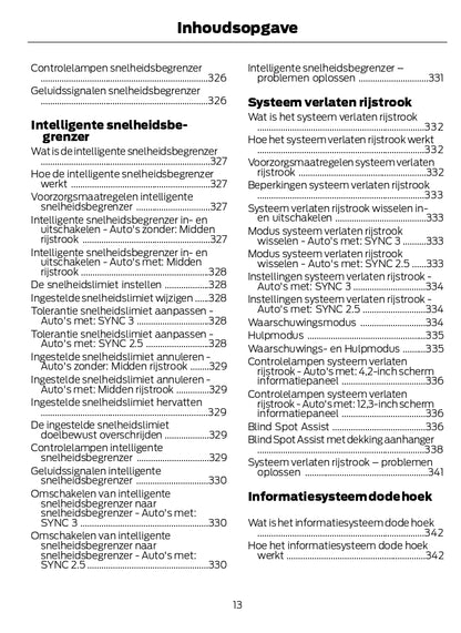 2022-2023 Ford Kuga Gebruikershandleiding | Nederlands