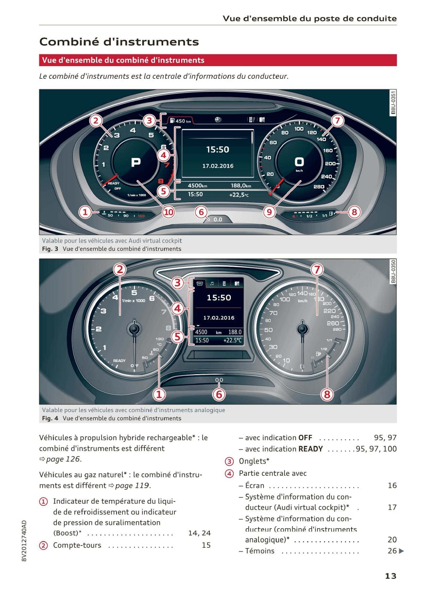 2017 Audi A3/A3 Limousine Owner's Manual | French