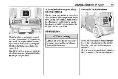 2023 Opel Combo Owner's Manual | Dutch