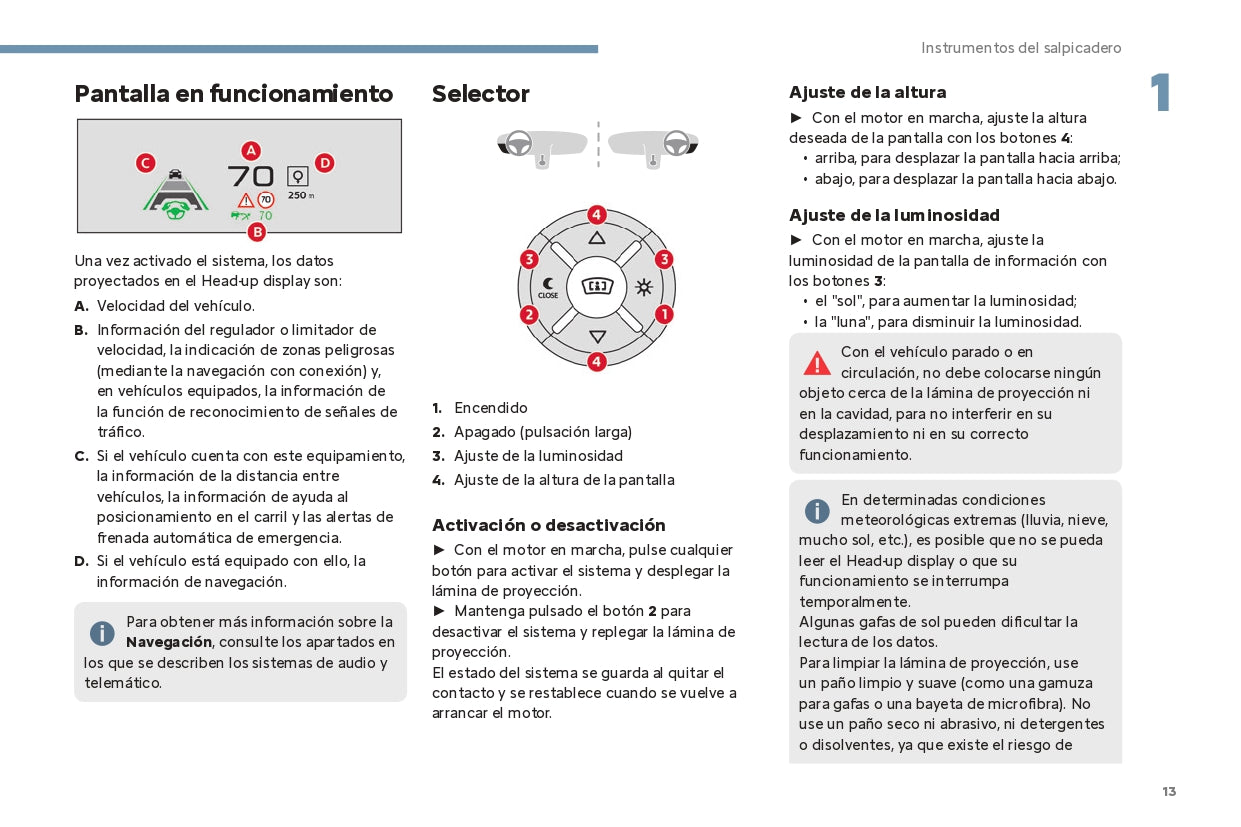 2024 Citroën C4/C4 X/ë-C4/ë-C4 X Owner's Manual | Spanish