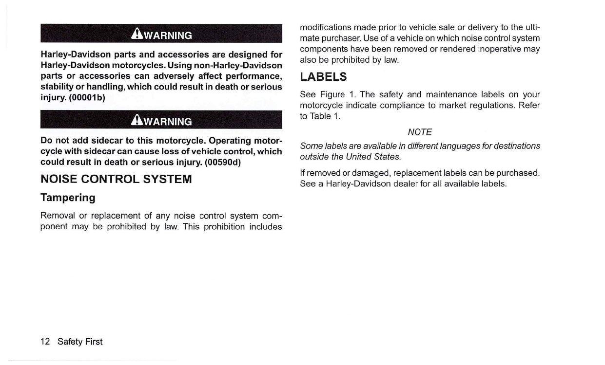 2016 Harley-Davidson Touring Manuel du propriétaire | Anglais