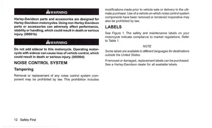 2016 Harley-Davidson Touring Manuel du propriétaire | Anglais