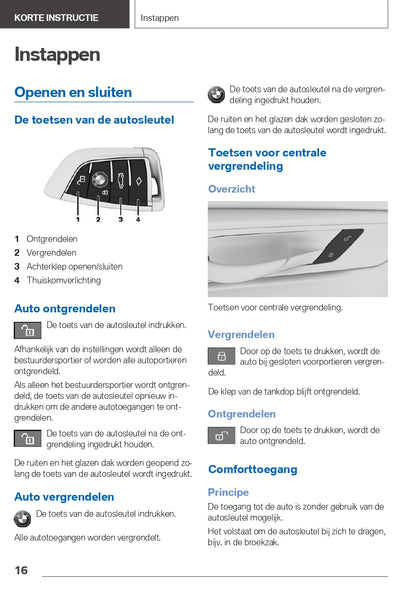 2020-2021 BMW X3 Owner's Manual | Dutch