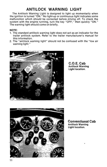 1977 Peterbilt 282/289/300/348/352/352H/353/359/387 Manuel du propriétaire | Anglais