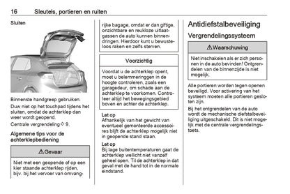 2023-2024 Opel Corsa/Corsa-e Gebruikershandleiding | Nederlands