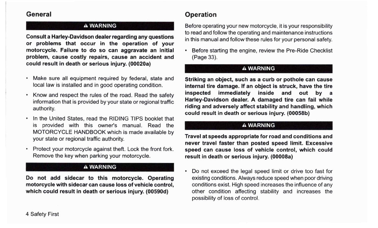 2019 Harley Davidson Touring Manuel du propriétaire | Anglais