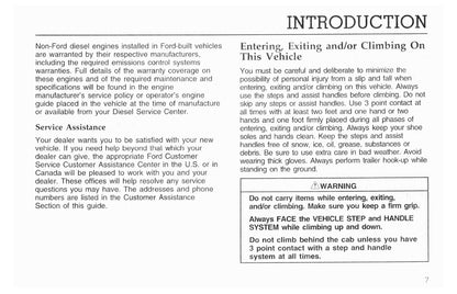 1996 Ford L-Series Owner's Manual | English