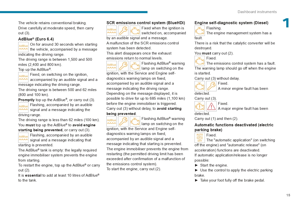 2024 Peugeot Expert/Traveller/e-Expert/e-Traveller Owner's Manual | English