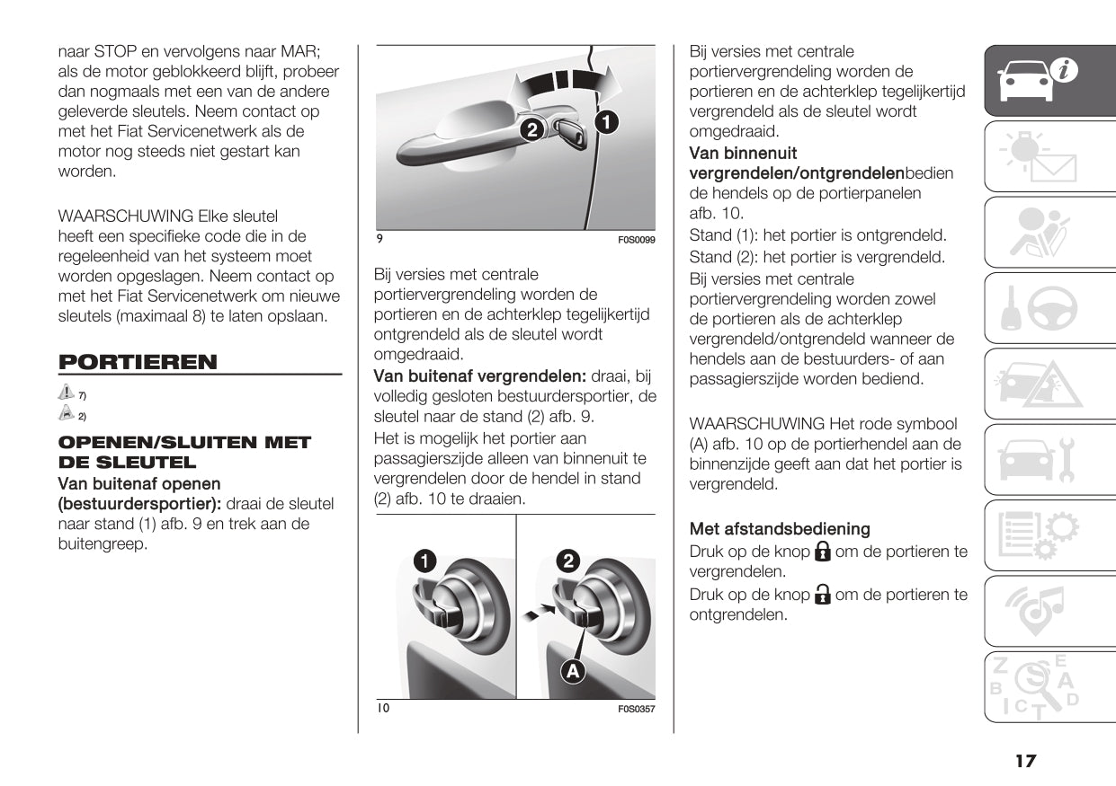 2023 Fiat 500/500C Gebruikershandleiding | Nederlands