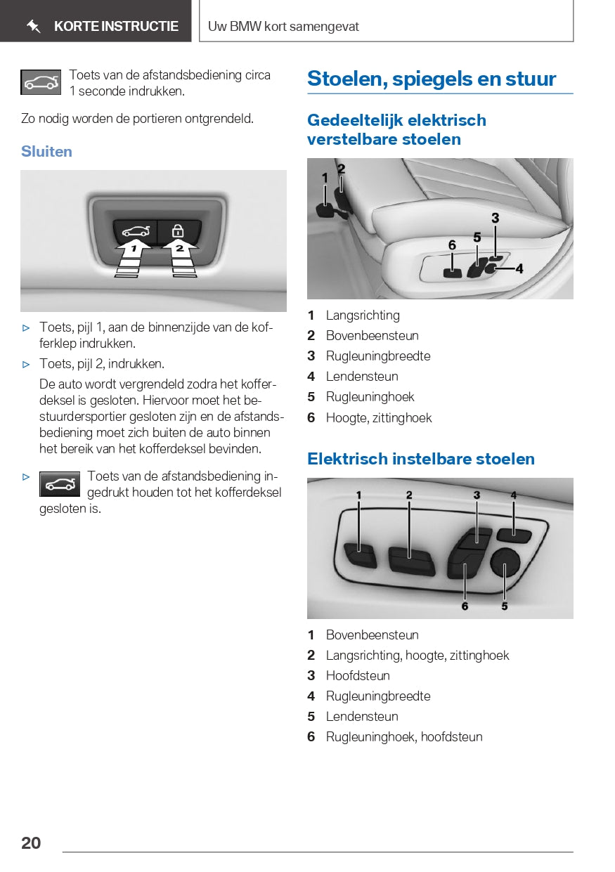 2019 BMW 5 Series PHEV Gebruikershandleiding | Nederlands