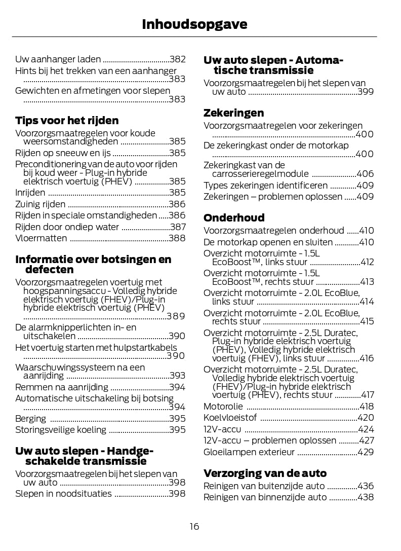 2022-2023 Ford Kuga Gebruikershandleiding | Nederlands