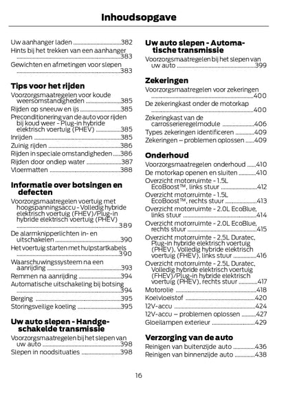 2022-2023 Ford Kuga Gebruikershandleiding | Nederlands