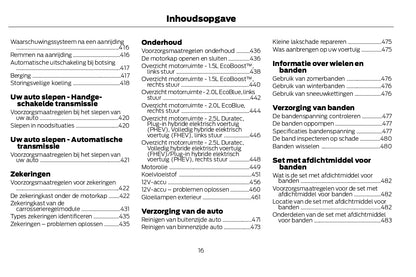 2022-2024 Ford Kuga Vignale Owner's Manual | Dutch