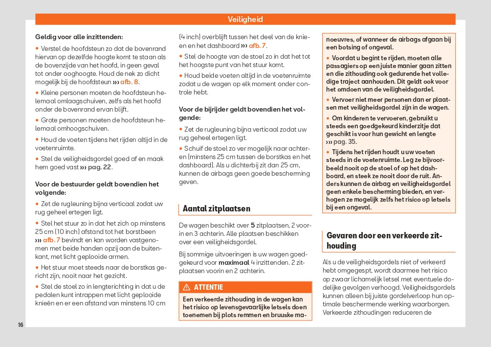 2021-2022 Seat Leon/Leon Sportstourer Owner's Manual | Dutch