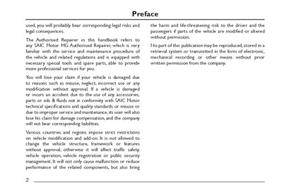2023 MG HS Owner's Manual | English