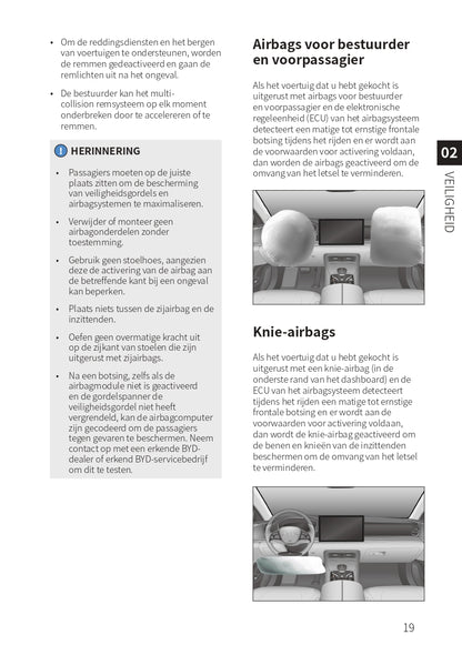 2023-2024 BYD Han EV Gebruikershandleiding | Nederlands