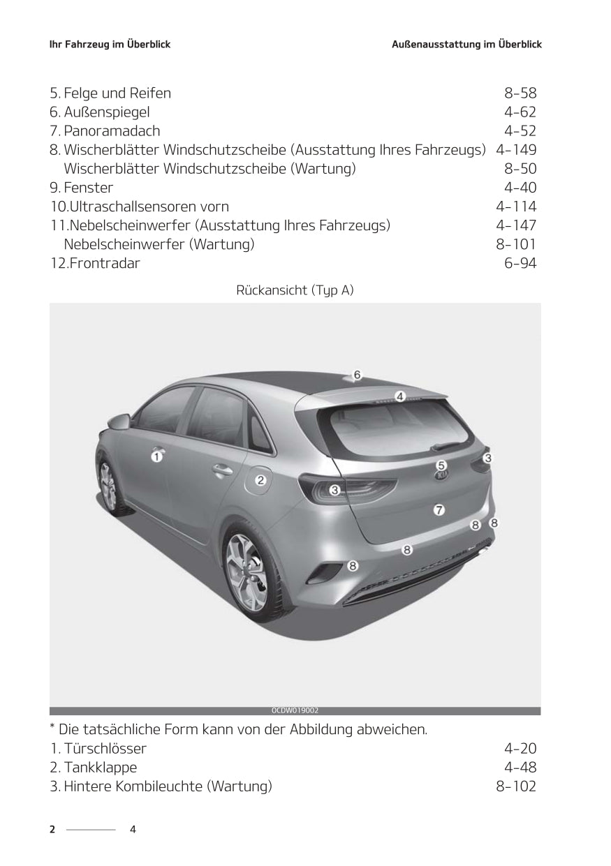 2021-2023 Kia Ceed Gebruikershandleiding | Duits