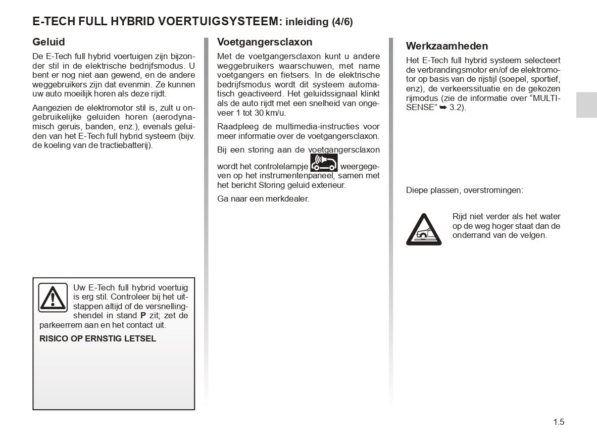 2023 Renault Espace E-Tech Hybrid Gebruikershandleiding | Nederlands