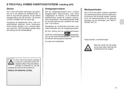 2023 Renault Espace E-Tech Hybrid Gebruikershandleiding | Nederlands