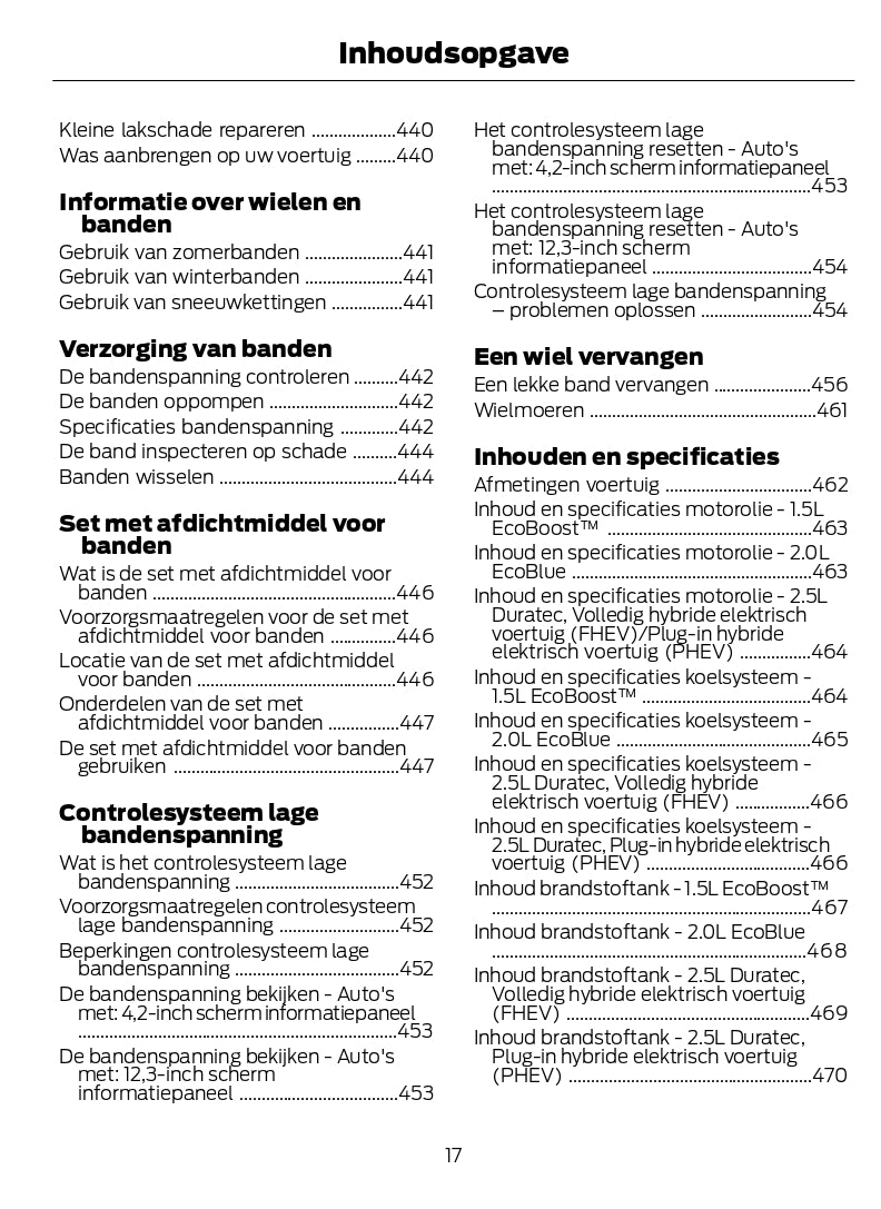 2022-2023 Ford Kuga Gebruikershandleiding | Nederlands