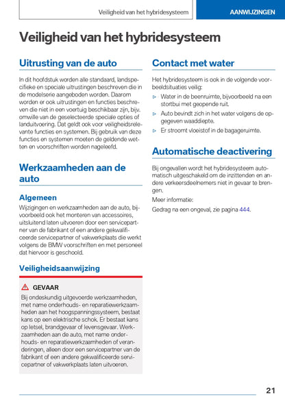 2021 BMW X5 Plug-in Hybrid Infotainment Manual | Dutch