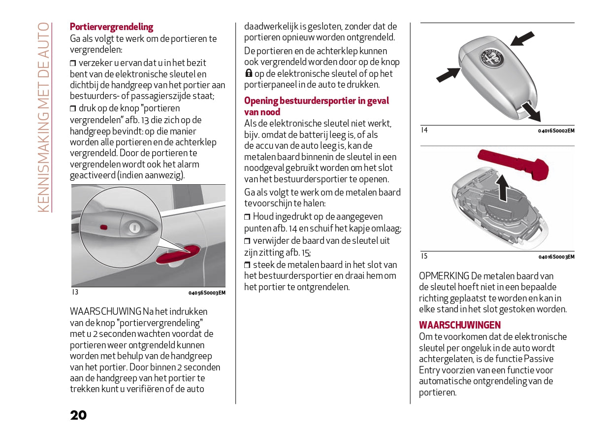 2024 Alfa Romeo Stelvio Owner's Manual | Dutch