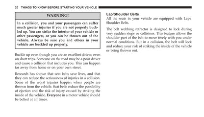 2004 Dodge Neon SRT-4 Owner's Manual | English