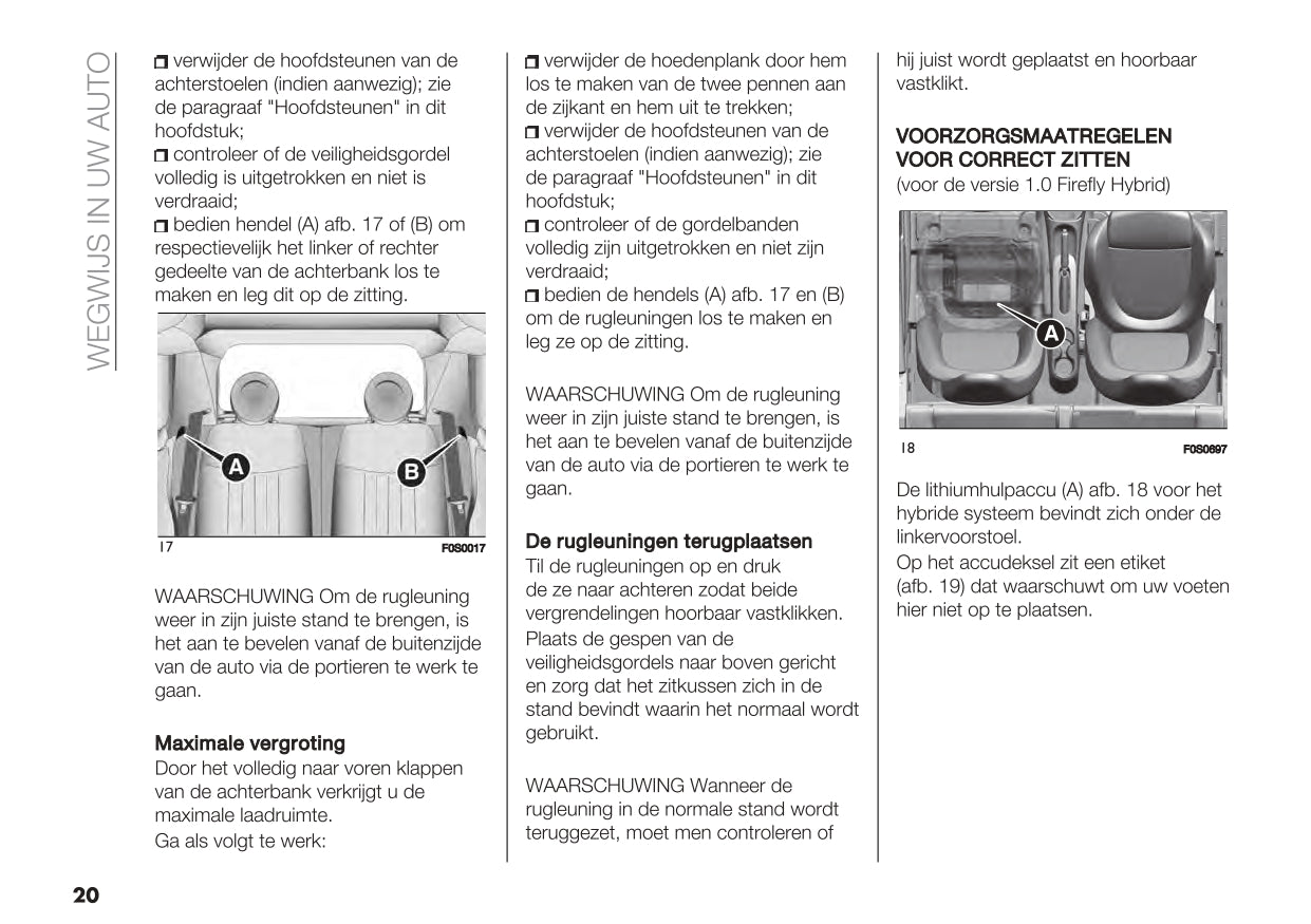 2023 Fiat 500/500C Gebruikershandleiding | Nederlands