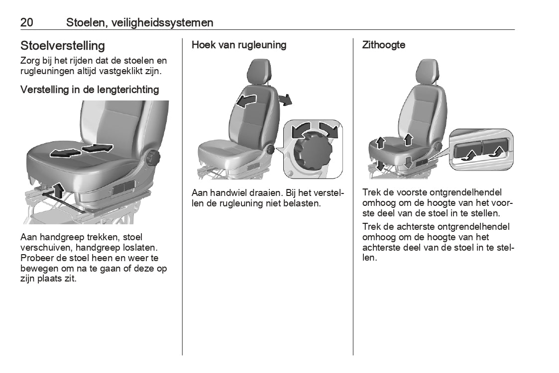 2023-2024 Opel Movano Owner's Manual | Dutch